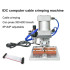 IDC Pneumatic Crimping Machine Computer Wire Crimping Machine FC Gray White Wire Pressing Machine 8p-64p Wire Riveting Press