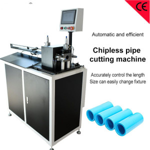 Automatic feeding Plastic pipe cutting machine ring chipless cut equipment for PC/PE/PVC/PP/ABS/PS/PET tubes