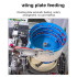 Sheath multi-core wire peeling and twisting wire threading number tube printing and crimping needle tube type insulated terminal