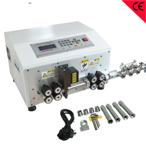 35 square computerized wire cutting and peeling machine coaxial sheathed cables strip machine