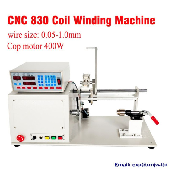 CNC 830 Coil Winding Machine Computer Automatic Wire Cable Winder Dispenser Dispensing Tools for 0.05-1.0mm 220V/110V 400W