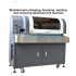 Automatic aluminum foil removing machine 1185 wire and medical cable strip twist soldering all in one machine