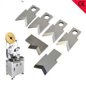 customized blades for fully automatic wire stripping machine soldering machine cutter blades