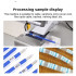 direct wire winding labeling machine wire and plug folding barcode label DC power data cables winding equipment