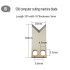 2pcs/set Knife Blade cutter for SWT508 220 Automatic Computer Wire Stripping Peeling Cutting Machine Tungsten carbide Blade