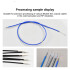 High end automatic flexible thin coaxial cable rotating strip machine V-shapped cut coaxial wire peeling machines