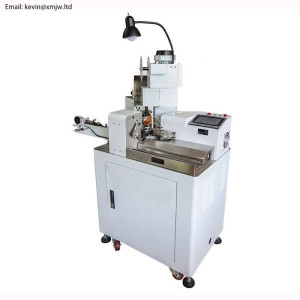 X-CM203A Fully automatic wire cutting stripping one end terminal crimping another end tinning machine