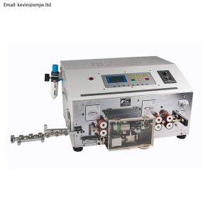 X-CS108 Automatic enamelled wire cutting and stripping machine, enamel cable stripper machine