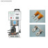 Quiet 1.5T / 2T mute terminal crimping machine end crimping machine horizontal and crimping machine