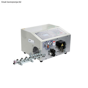 X-CS401 Automatic cable wire cutting stripping and bending machine, electric wire bending machine