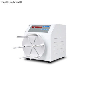 Hand held mobile phone usb data cable wire winding micro type C cable tying packing machine