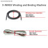 X-WM04 full automatic cable winding and bundling machine, full-automatic wire coiling and binding machine