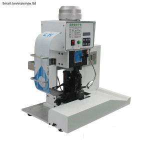 X-CM105B automatic Flat ribbon cable wire crimping machine,  Flat RGB  flexible cable computer harness wire crimping machine