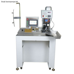 X-CM105A  automatic ribbon cable crimping machine, flat multi-wire planar cable crimping machine