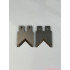 Two Pieces Each Set Wire Strip Machine Blades 40*30*3mm Knife Die
