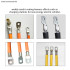10 T Pneumatic Terminal Crimping Tool Hexagonal Electric Hydraulic Crimping Tools Terminal Crimping Machine