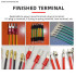 Ultra-quiet automatic vibration plate terminal feeding semi automatic terminal crimping machine