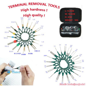 59 PCS One Set of Portable Terminal Removal Tools Car Terminal Disassemble Tools Set