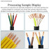 Small size pneumatic multi cores wire cable stripping machine 3F Peeling and twisting machine for wire jacket