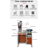 Ultra-quiet automatic vibration plate terminal feeding semi automatic terminal crimping machine