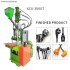 PVC PU rubber ABS vertical injection plastic molding making machine Power plug injection machine