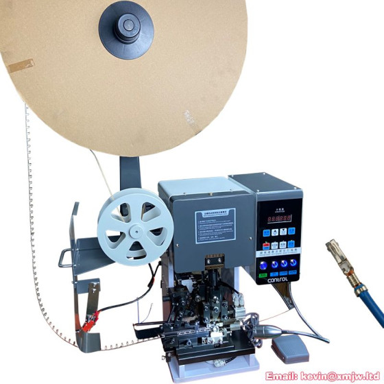 Wire Cutting Stripping and Terminal Crimping Machine Cable Peeling with Terminal Pnuch Machine with Terminal Applicator