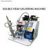 semi automatic soldering machine usb data cable making machine with double head