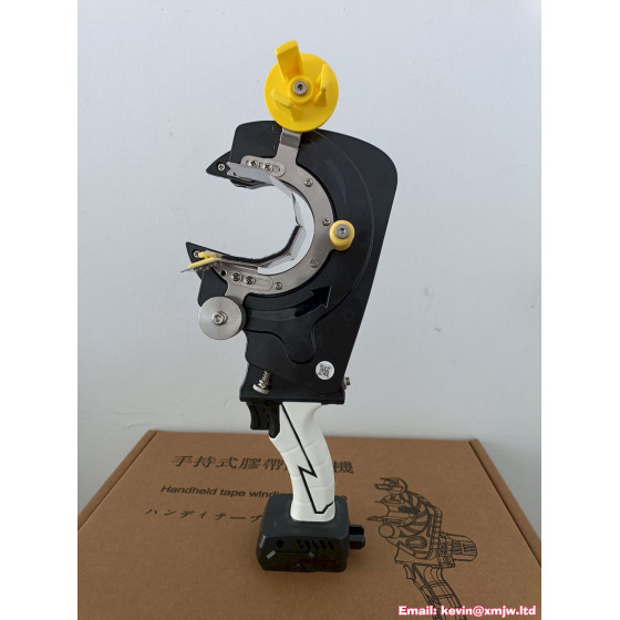 Black Velvet Wiring Bundle Flame Retardant Electrical Tape Adhesive Cloth Fabric Wiring Loom Harness Wrapping Machine HJ50-I