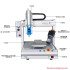 3-Axis Desktop 300cc CNC Glue Dispenser Machine Automatic 330ML Polyuretha RTV Silicone Sealant Glue Dispensing Robot Equipment