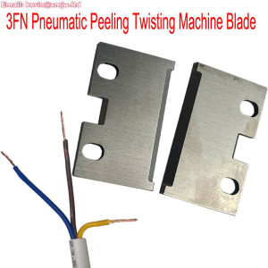 2PCS/SET Blade for 3FN Cable Peeling Machine Wire Pneumatic Stripping Twisting Knife Gas Electric Stripping Machine Cutter