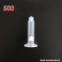 20 PCS US Type Transparent Glue Cylinder 3/5/10/30/55cc Glue Dispensing Syringe Barrels