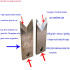 2pcs/set Tungsten Carbide Material Cutter Blade Knife for Wire Stripping Machine Cut and Strip