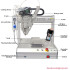 AB Glue 3 Axis Robot Two Component Cartridges Glue Dispensing Machine With Cooling Function