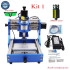 Mini Metal Frame CNC 1310 Router Laser Engraving Square Rail Desktop Assembled Pcb Milling Machine 500MW Laser Head