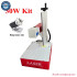 Autofocus 50W Fiber Laser Marking Machine With Ring Rotary Axis 20W 30W For Metal Stainless Steel Leather Engraving Tool