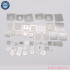 47pcs/lot Direct Heat BGA Reballing Stencils Universal For Game Console PS3 CPU PS4 GPU XBOX CXD WII For SMT SMD Chip Rpair