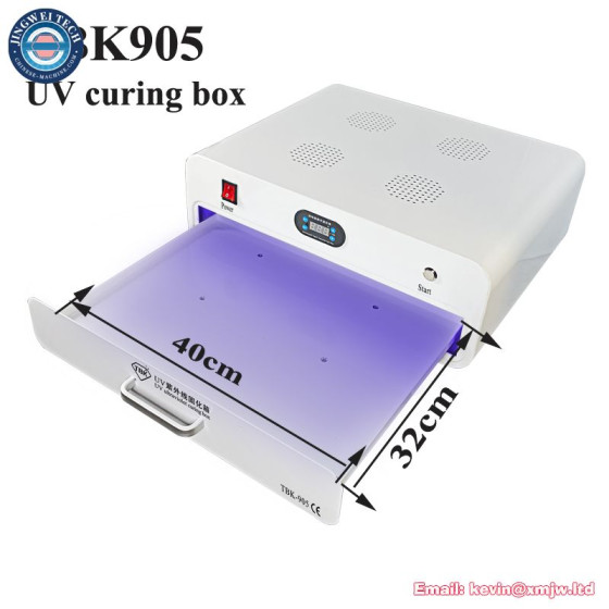 TBK-905 Mini Led UV Curing Box Lamp Machine Ultraviolet Light 3D Printer Resin UV Glue Oil Glass Ink Paint Phone Repair Screen