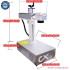 50W JPT Fiber Laser Marking Machine Raycus MAX 20w 30w Stainless Steel Engraver Metal Cutting Silver Gold with Rotary Axis