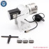 Fiber Laser Marking Machine Rotary Device Rotation Axis 57 Stepper Motor Type H 3 Jaw Chuck for Marking Engraving Machine Parts