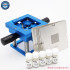 Blue BGA Reballing Kit 90*90mm Template Holder Fixture Jig with Hand Shank Gift 10/PCS 90mm Universal Stencils Solder Balls