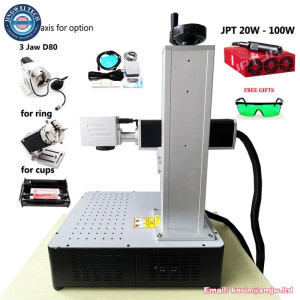 20W 30W 50W 60W 80W Fiber Laser Marking Machine 100W JPT M7 MOPA Colorful Metal Cutting Ring Engraving With EZCAD Software