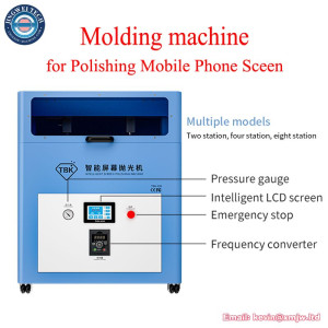 TBK 938 Automatic Grinding and Polishing Machine For iPhone14 13 Mobile Phone Watch LCD Screen Scratches Removing Repair Tools