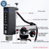 Original ZhuoMao ZM-R5830 3 Zones Air BGA Rework Station PCB Board Chips Repair Reballing Machine 4500W Soldering Welding