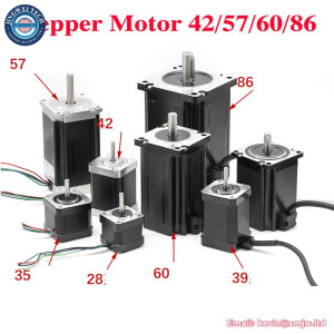 42/57/60/86 Stepper Motor 4 Lead Nema 17 23 34 CNC Stepping Motors Nema17 For 3D Printer CNC Milling Machine Laser Engraver