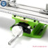 Mini Precision Multifunction Worktable BG6300 Bench Vise Fixture Drill Milling Machine X Y Axis Stroke 200*50mm Adjustment Table