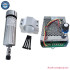Air Cooled 0.5kw CNC Spindle Motor Kit ER11 ER16 Chuck 500W DC 48V Power Adjustable Speed Governor For Engraving Machine