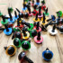 Plastic Safety Eyes Black Solid Craft Doll Eyes Making Vertical Molding Injection Machine For Crochet Animals