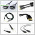 Small Size Custom Plastic USB Patch Cord DC Connector Making Equipment Vertical Injection Molding Machine For Data Cable