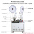 TR-DS05 New Fully Automatic Double-head Terminal Machine Cold-pressed Peeling Pre-insulated Terminal Automatic Crimping Machine