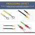 new energy wire harness processing automatic double-head single-thread heat shrinkable tube cold-press terminal crimping machine
